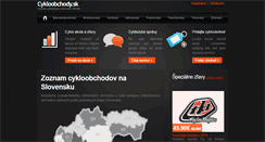 Desktop Screenshot of cykloobchody.sk